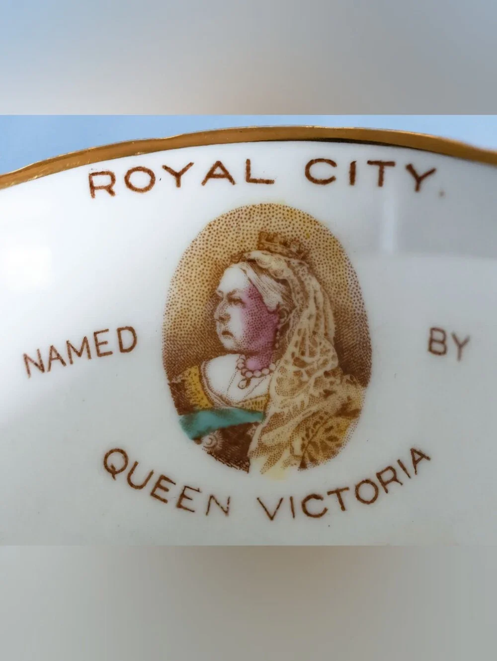 Taylor and Kent New Westminster 100 yrs Commemorative Cup and Saucer.England Vtg